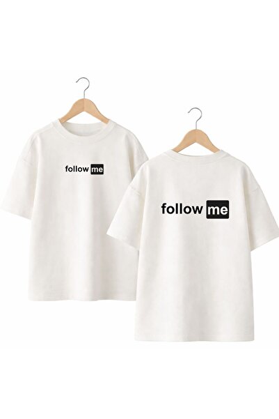 playwear Follow me Μπλουζάκι με στάμπα στο πίσω μέρος και στο μπροστινό στήθο...