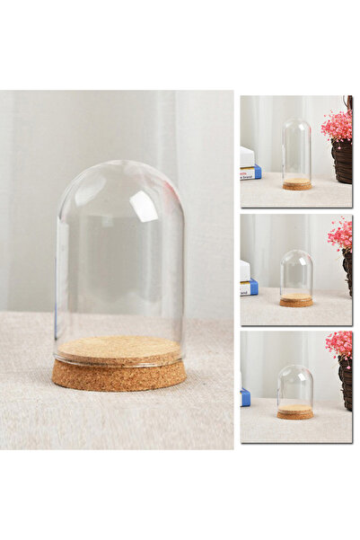 Choice1 8x18cm 10-18cm Clear Glass Hemisphere Cover Glass Dome Covers Protect...