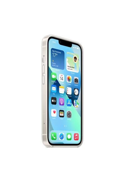 Powerfox iPhone 13/14/15 Kılıf Magsafe Wireless Şeffaf Köşe Korumalı Darbe Emici Kablosuz Şarj