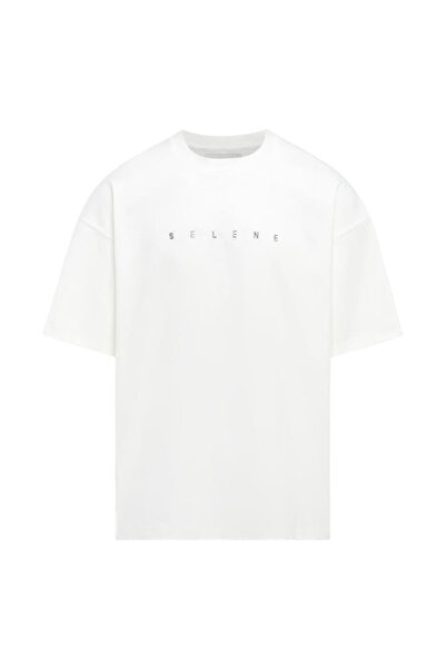 SELENE Unisex - Logo Print Oversized T-Shirt