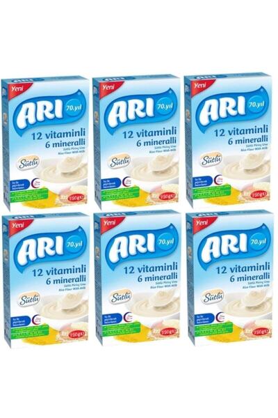 Arı Mama Sütlü Pirinç Unu 250 Gr X 6 Adet