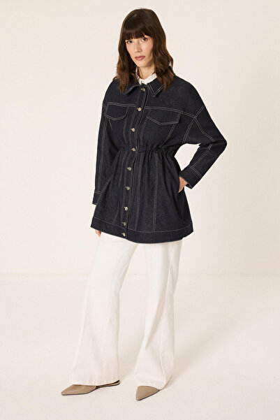 Touché Privé Denim Jacket with Sewing Details