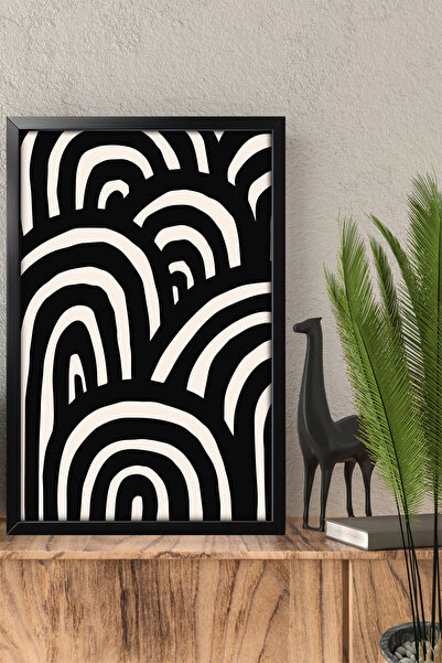 Erfa Concept Ahşap Çerçeve Görünümlü MDF Tablo Çalışma Odası Modern Bauhaus S...