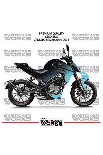 ARONA Cfmoto Nk250 Gen 2 Fairing Sticker Double Color Engine Fairing Model Re...