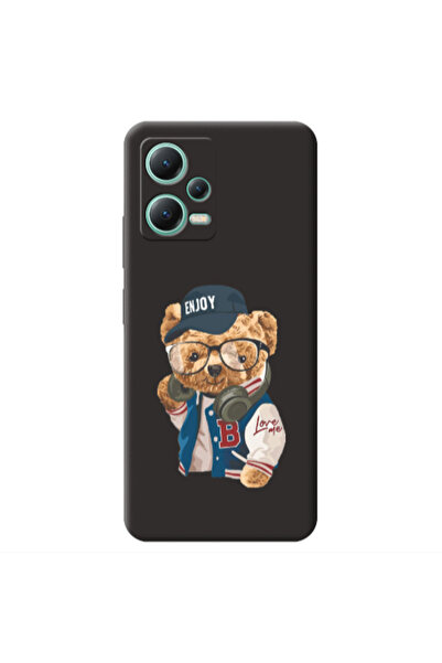 Other Xiaomi Redmi Note 12 Pro 5G Enjoy Black Colored Silicone TPU Θήκη