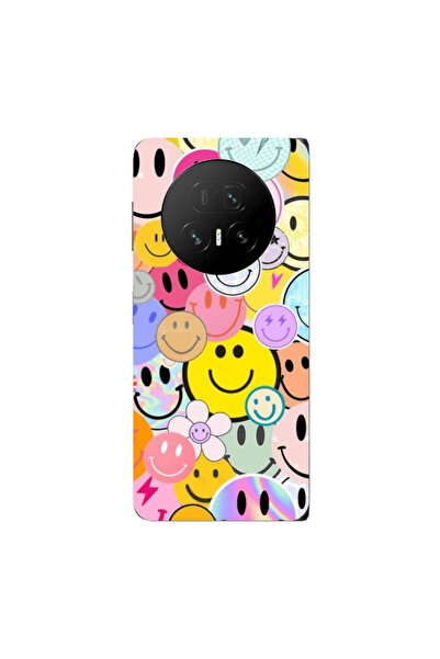Other Honor Magic V5 Smiley Stickers Transparent Silicone TPU Θήκη
