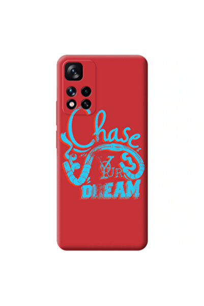 Other Xiaomi Redmi Note 11 Pro 5G Chase Your Dream Red Colored Silicone TPU Θήκη