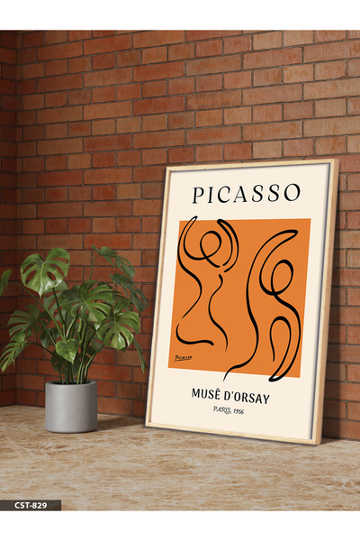 Evinemoda Picasso Muse D'Orsay One Piece Wooden Framed Painting