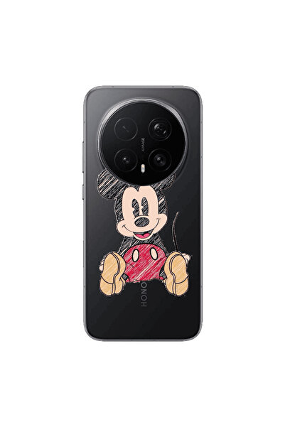 Other Honor Magic 8 Lite Pro Mickey mouse 2 Transparent Silicone TPU Θήκη