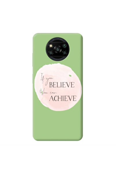 Other Xiaomi Poco X3 /X3 Pro If You Believe Light Green Colored Silicone TPU ...