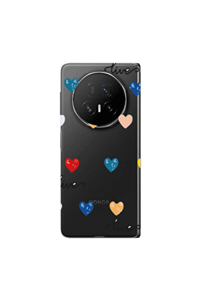 Other Honor Magic V5 Heart Lives Transparent Silicone TPU Θήκη