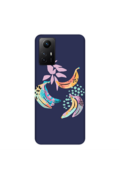 Other Xiaomi Redmi Note 12s Banana Dark blue Colored Silicone TPU Θήκη