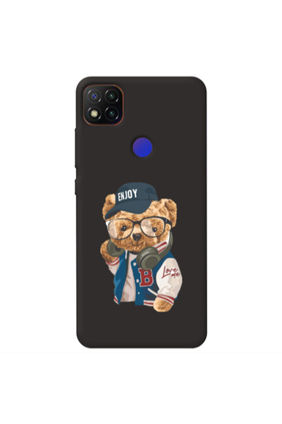 Other Xiaomi Redmi 9c Enjoy Black Colored Silicone TPU Θήκη