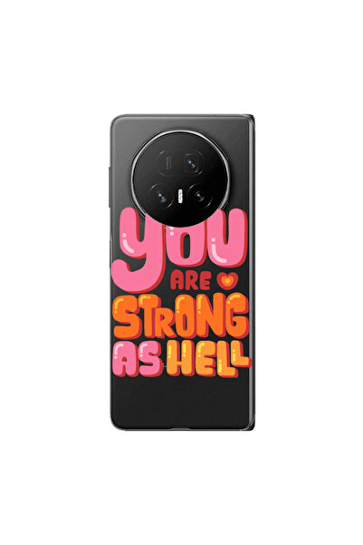 Other Honor Magic V5 You are Love Strong Transparent Silicone TPU Θήκη