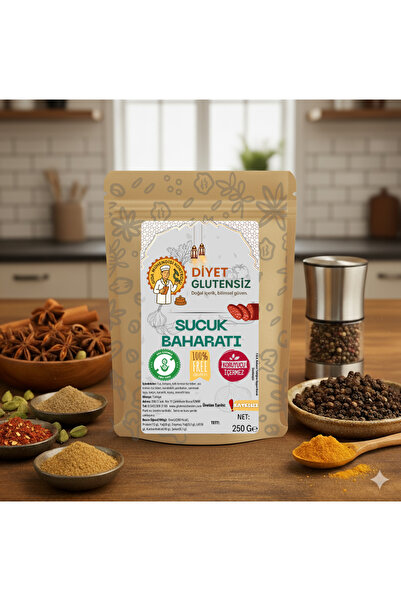 Glutensiz Sucuk Baharatı 250 g – Ev Yapımı Sucuk Harcı İçin