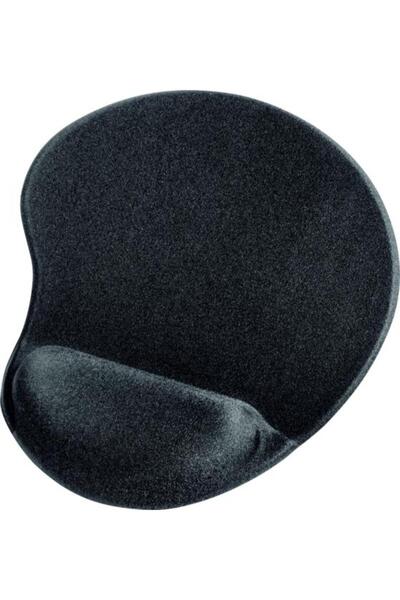 Isy IMP-2000-1 Mouse pad ergonomic negru din spumă cu memorie, cu suport pent...