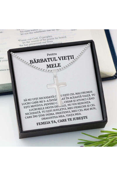 OEM Bratara Cadou Barbatul Vietii - Cruce