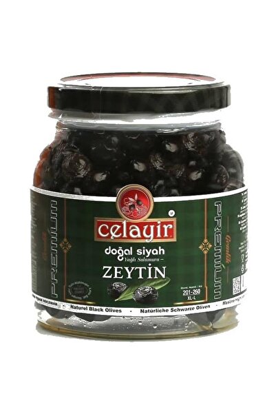 Celayir Zeytin Masline Negre in Ulei 201-260 Celayir 900 Gr