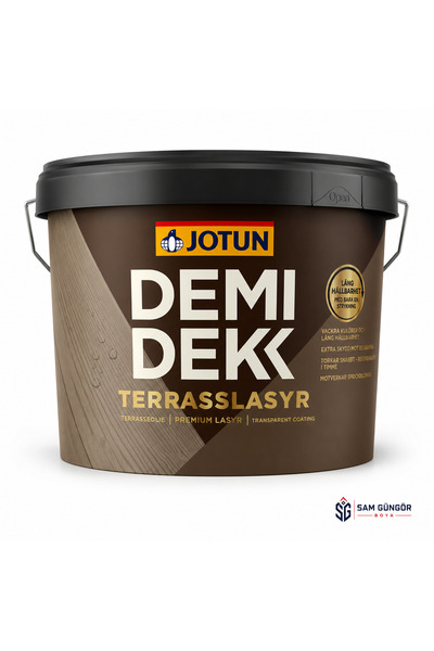 Jotun Demidekk Terrasslasyr Ahşap Zemin Boyası | Dış Mekan Ahşap Zemin Koruyu...