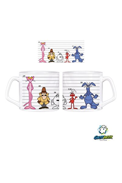 Ghostbastır Design Pink Panther Mug |   Single Piece 0802
