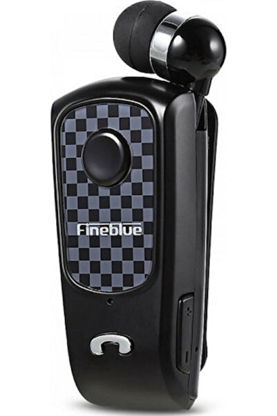 Fineblue F Plus Ενδοωτικό Ακουστικό Bluetooth Handsfree Πέτου Μαύρο
