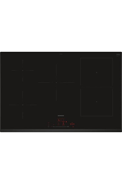 Siemens Plita cu Inductie Incorporabila 4 Zone de Gatit 80 cm Negru Touch Con...