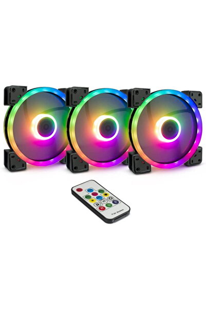 Inter-Tech Ventilator PC Argus RGB Set RS-14 3x140mm - 88885536