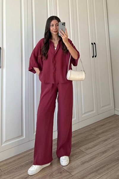 manana fashion Tencel Fabric Bat Sleeve Shirt and Pants Set