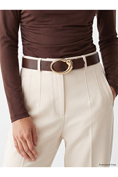LC Waikiki Rmz Gi̇yi̇m Farkiyla Women's Belt with Metal Buckle