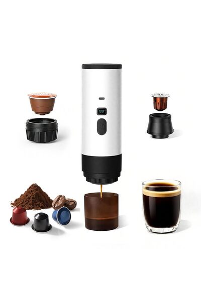 JOSHBERG Portable Coffee Maker Espresso Machine with 7800mAh Battery & Digita...