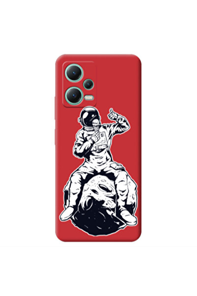 Other Xiaomi Redmi Note 12 Pro 5G ice cream in space Red Colored Silicone TPU...