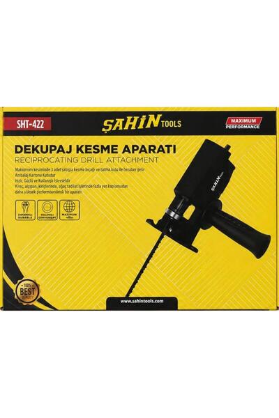 ŞAHİN TOOLS Dekupaj Kesme Aparatı Matkap Uyumlu