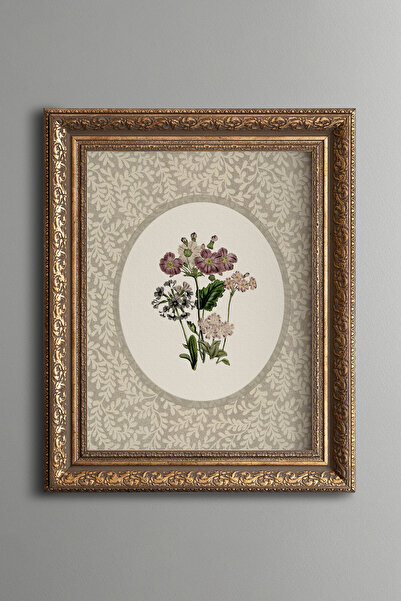 epiqart Elegant Floral Detail – Vintage Patterned Painting – Thick Model