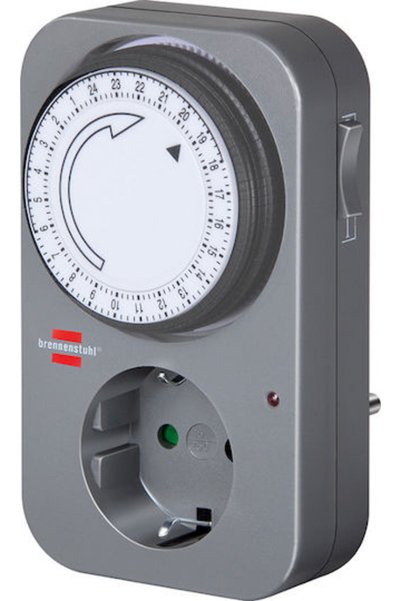 Brennenstuhl MZ 20 Μηχανική Πρίζα Χρονοδιακόπτη Κωδικός Ημερομηνίας: 1506450