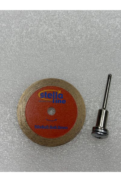 STELLA LİNE Stella turbo 50mm 0.6mm incelik hassas kesici dekton porselen seramik granit kesici 3mm adaptör ile set