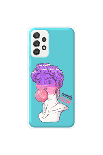 Other Samsung A72 Pin Bubble Turquoise Colored Silicone TPU Θήκη