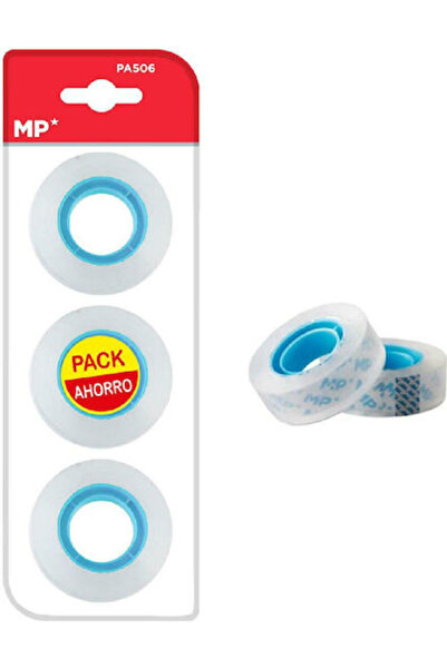 Other Ταινία MP Κρυστάλλινη Διαφανής 12mm x 33m 3 τεμάχια Διαφανές Κωδικός: P...