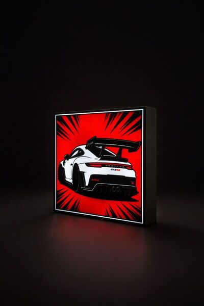 MEK Porche Gt3Rs Design Decorative Lighting (22X22Cm)