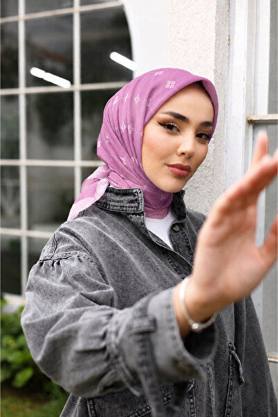 Silk Home Olinda Scarf - 48001 - 62 - Magenta, Ecru