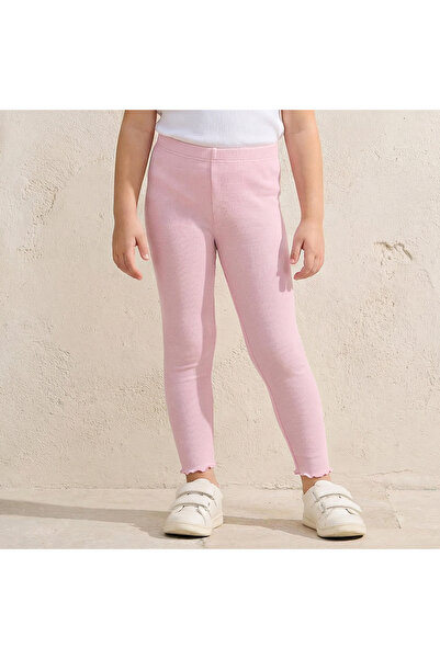 Juniors Leggings with Ribbed Texture