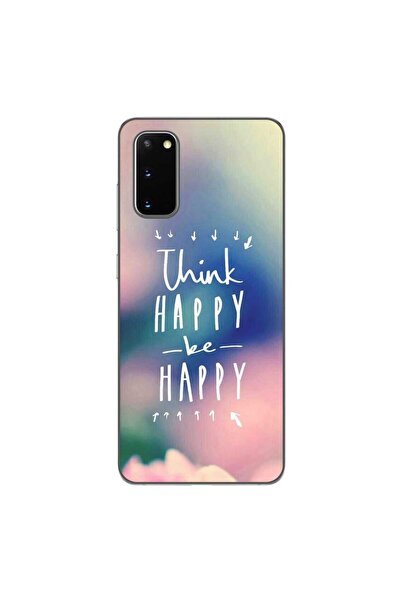 OEM Husa compatibila cu Samsung Galaxy S20 Silicon Gel Tpu Model Think Positive