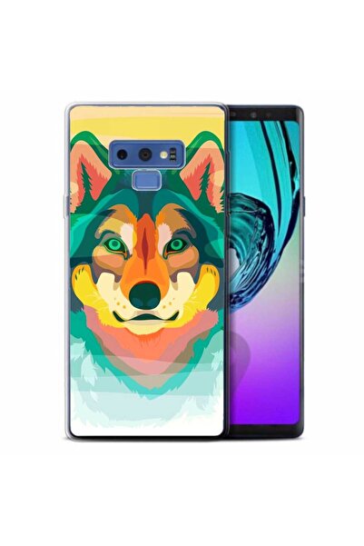 OEM Husa compatibila cu Samsung Galaxy Note 9 Silicon Gel Tpu Model Desen Lup