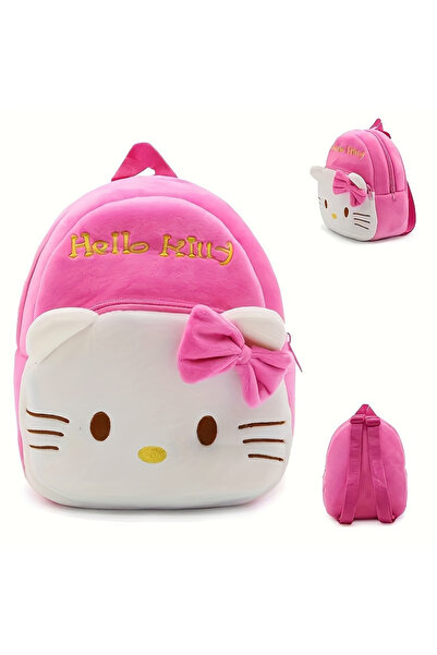 Store Peluş Hello Kitty Sanrio Çocuk Sırt Çantası Anaokulu Çantası Seyahat Or...