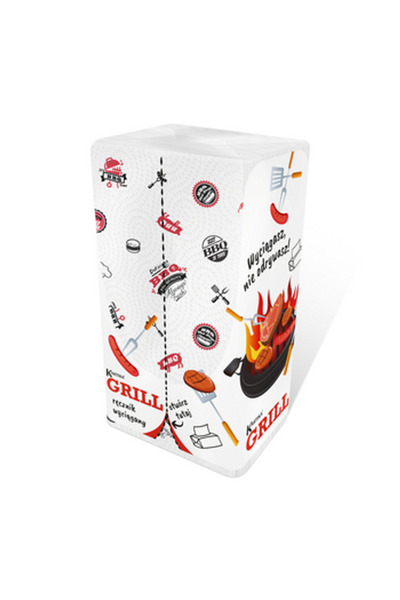 OEM Kartika Prosoape de hartie ZZ Grill DECOR pachet 150 foi 2-straturi