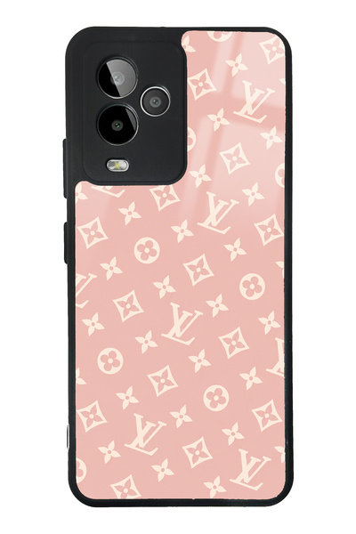 Spoyi Gm 24 Pro Pink LV Tasarımlı Glossy Telefon Kılıfı