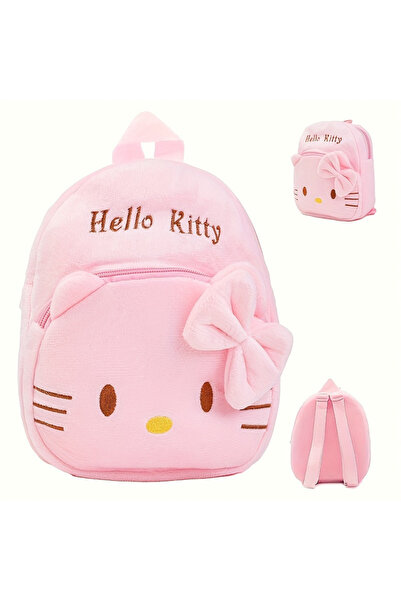 Store Hello Kitty Peluş Çocuk Sırt Çantası Anaokulu Kreş Okul Çantası Günlük ...