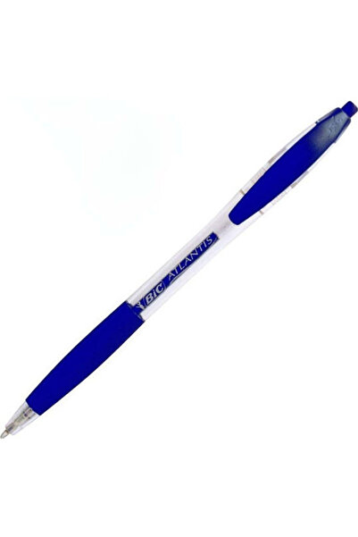 Bic Ατλαντίς Κλασικό Στυλό Διαρκείας 1mm Μπλε με Μπλε Μελάνι