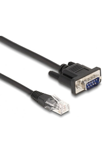 POWERTECH Καλώδιο RS232 9 ακίδων αρσενικό σε RJ45 αρσενικό 0,3μ (CAB-G040) 1 ...