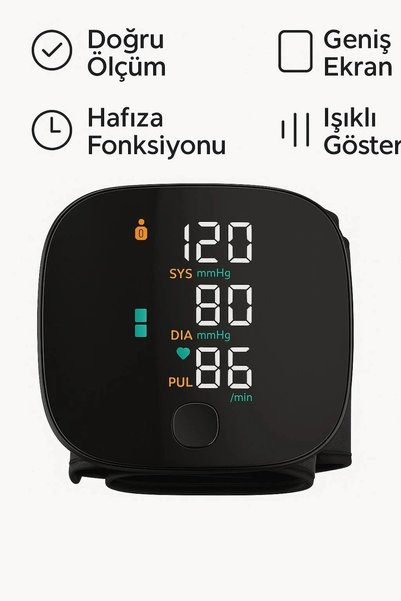 Eco Lounge Otomatik Koldan Tansiyon Aleti Kol Manşonlu Dijital Nabız ve Tansiyon Ölçer