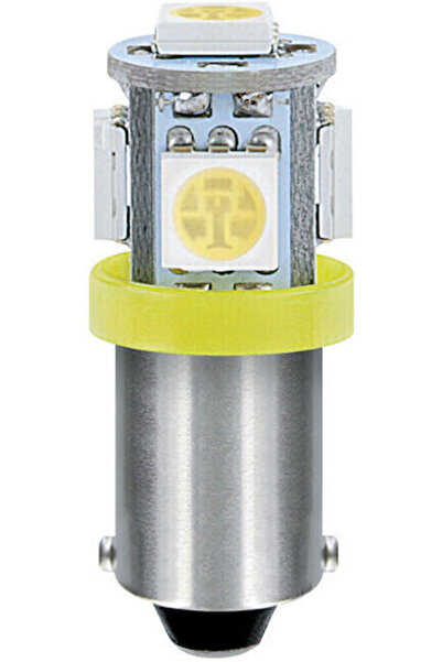 Lampa Λάμπες Αυτοκινήτου BA9S / T4W 5SMDx1CHIP LED Πορτοκαλί 24V 20 τεμάχια